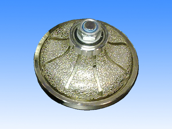 Vacuum brazing profiling wheel