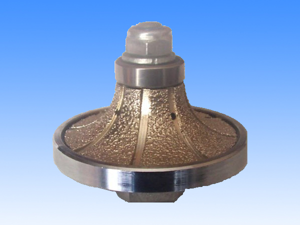 Vacuum brazing profiling wheel